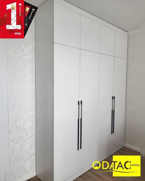 Düz dolab, Yataq otağı üçün, Qarderob, Açılan, Quraşdırıla bilən — Furniture