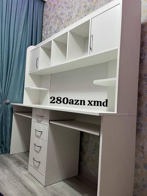 Düz masa, Polkalı, Siyirməli, DSP — Mebel