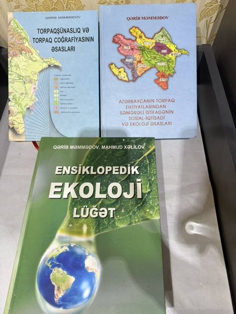 Ekologiya və torpaqşünaslıq sahəsi üzrə 3 kitablıq dəst (hərəsi 8 — Könül