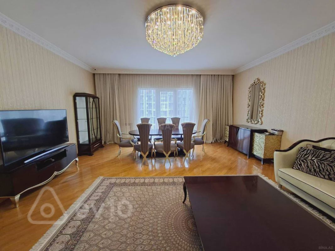 For rent: 3-room apartment (new building), 150 m² — Mənzil, Bakı (8)