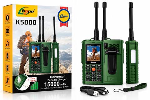 Hope K5000 universal portativ şarj cihazı və çoxfunksiyalı fənər — Baku