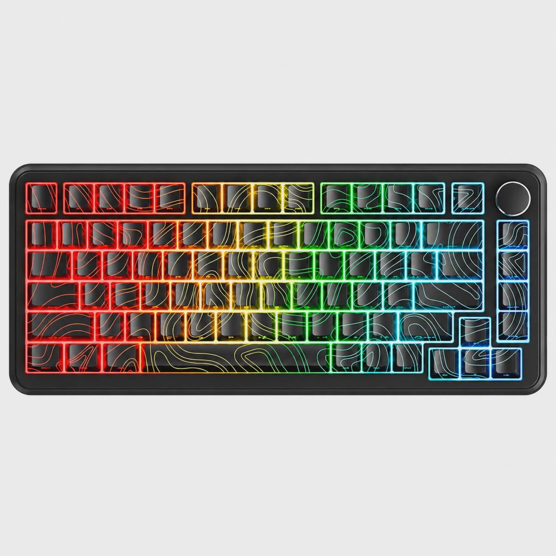 Ajazz AK820 Max Black Contour Gaming Keyboard — Klaviaturalar və siçanlar, Bakı (2)