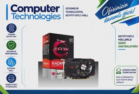 Video kart Afox Radeon RX 550, 4 GB — Bakı