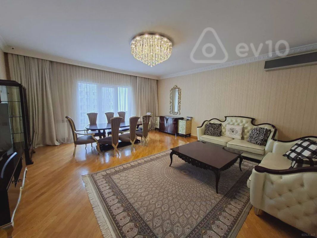 For rent: 3-room apartment (new building), 150 m² — Mənzil, Bakı (10)