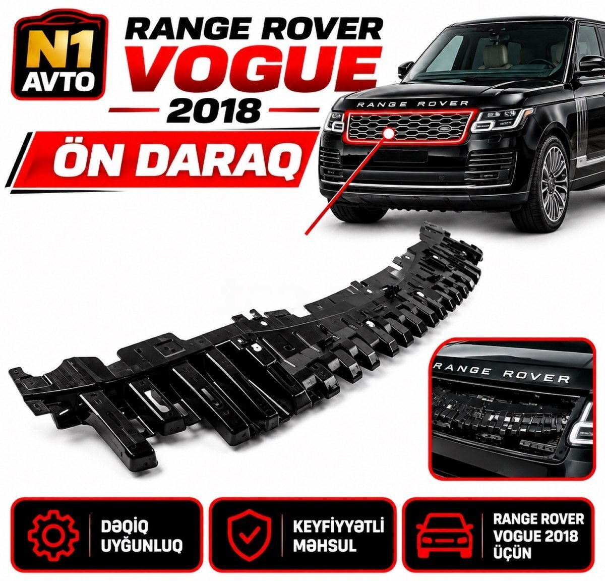 Ön daraq Range Rover Vogue — Bakı