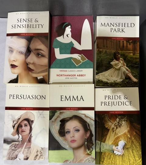 Jane Austen romanları – 6 kitablıq dəst hərəsi, 5 manat Dəstə daxil — Könül