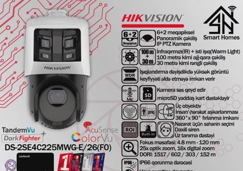 IP PTZ kamera Hikvision DS-2SE4C225MWG-E/26(F0) — Baku
