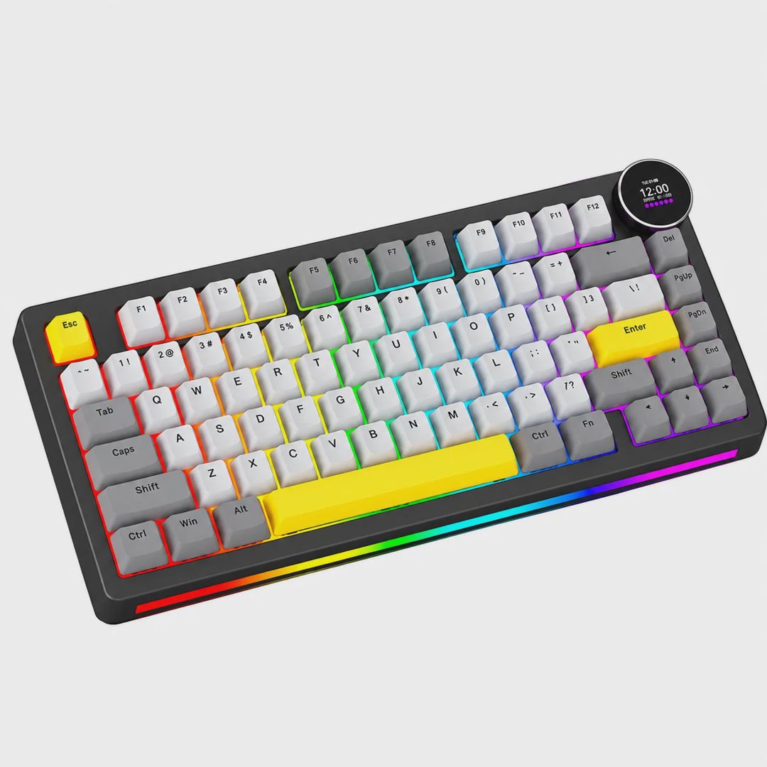 Ajazz AK820 V2 with Display Grey Gaming Keyboard — Klaviaturalar və siçanlar, Bakı (2)