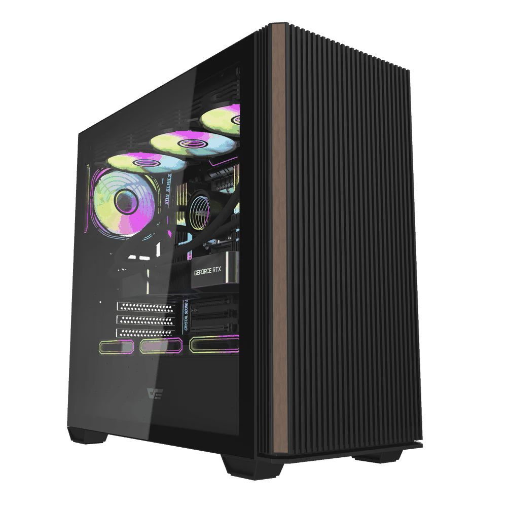 Aigo DarkFlash DS900WS Black ATX Case — Korpuslər, Bakı (2)