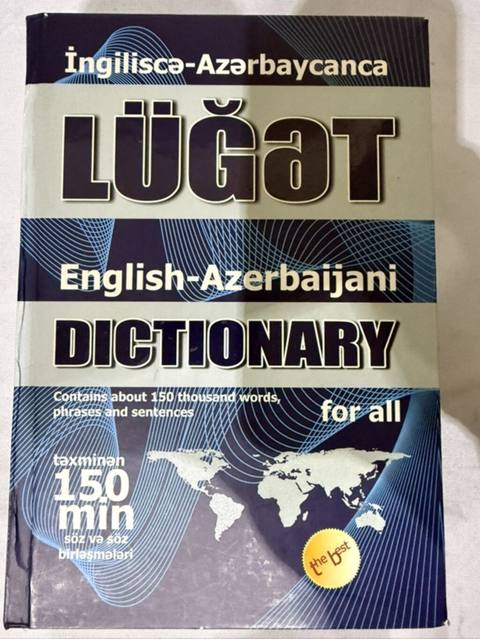 Məhsul: İngiliscə–Azərbaycanca Lüğət (English–Azerbaijani Dictionary) — Könül