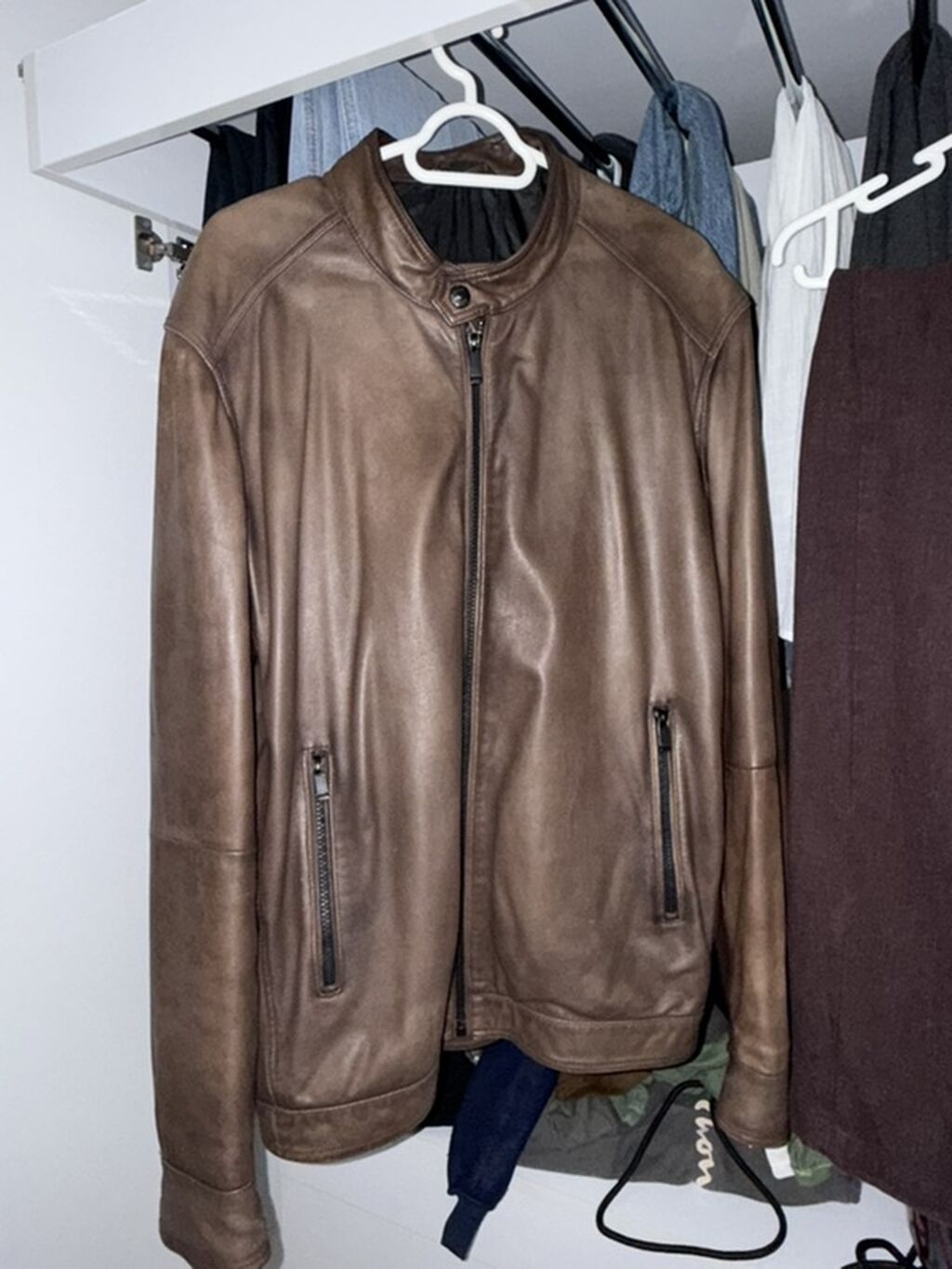 Kurtka, Dəri, Payız, Massimo Dutti — Kurtkalar, Bakı (2)