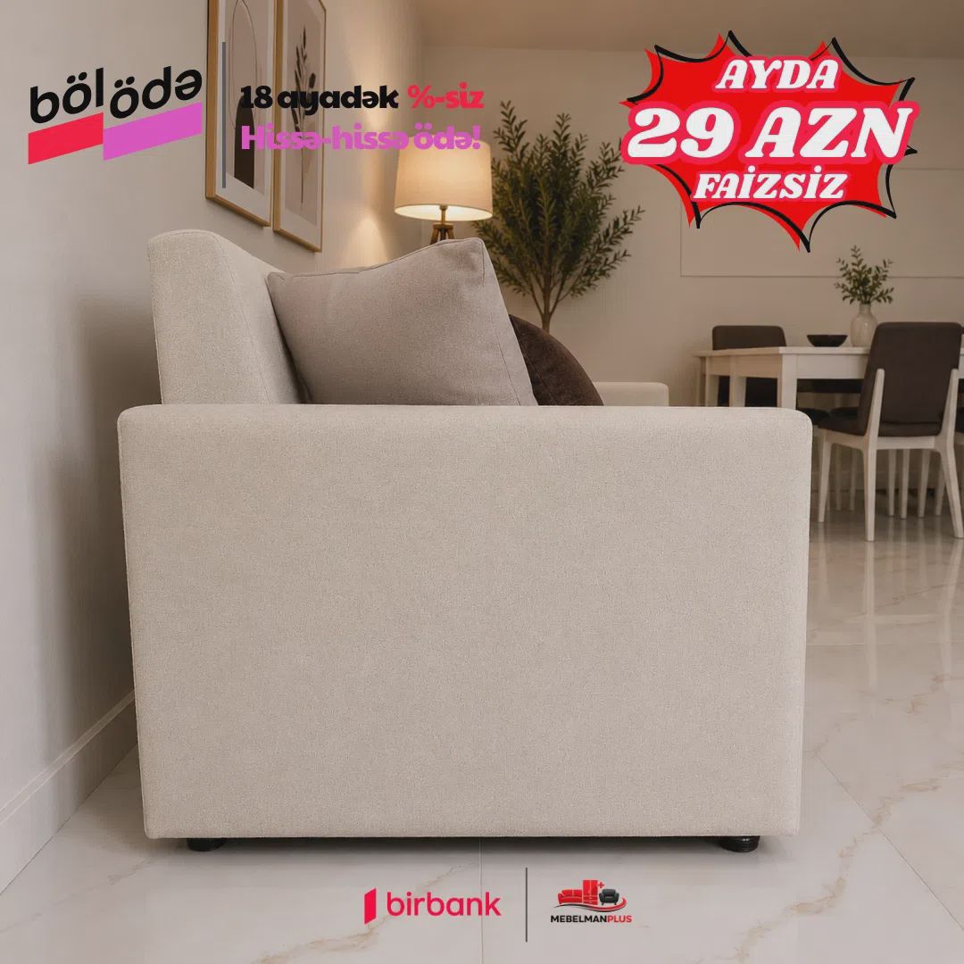 Divan Bej rəng — Yumşaq mobilya, Bakı (6)