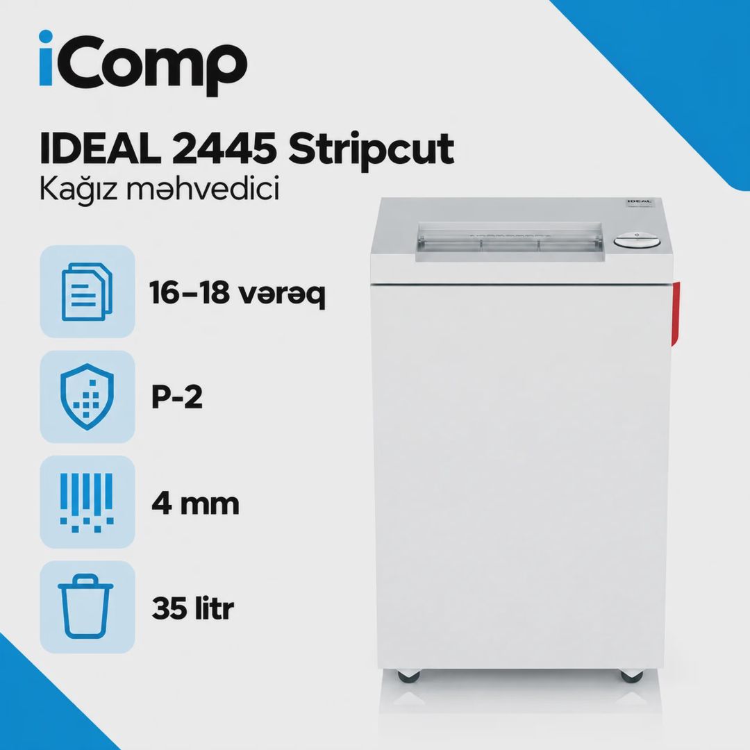 Ideal 2445 Stripcut Kağız məhvedici — Ofis texnikası və istehlak malları, Bakı