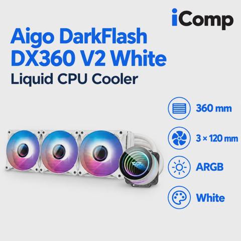 Aigo DarkFlash DX360 V2 White CPU Cooler — Баку