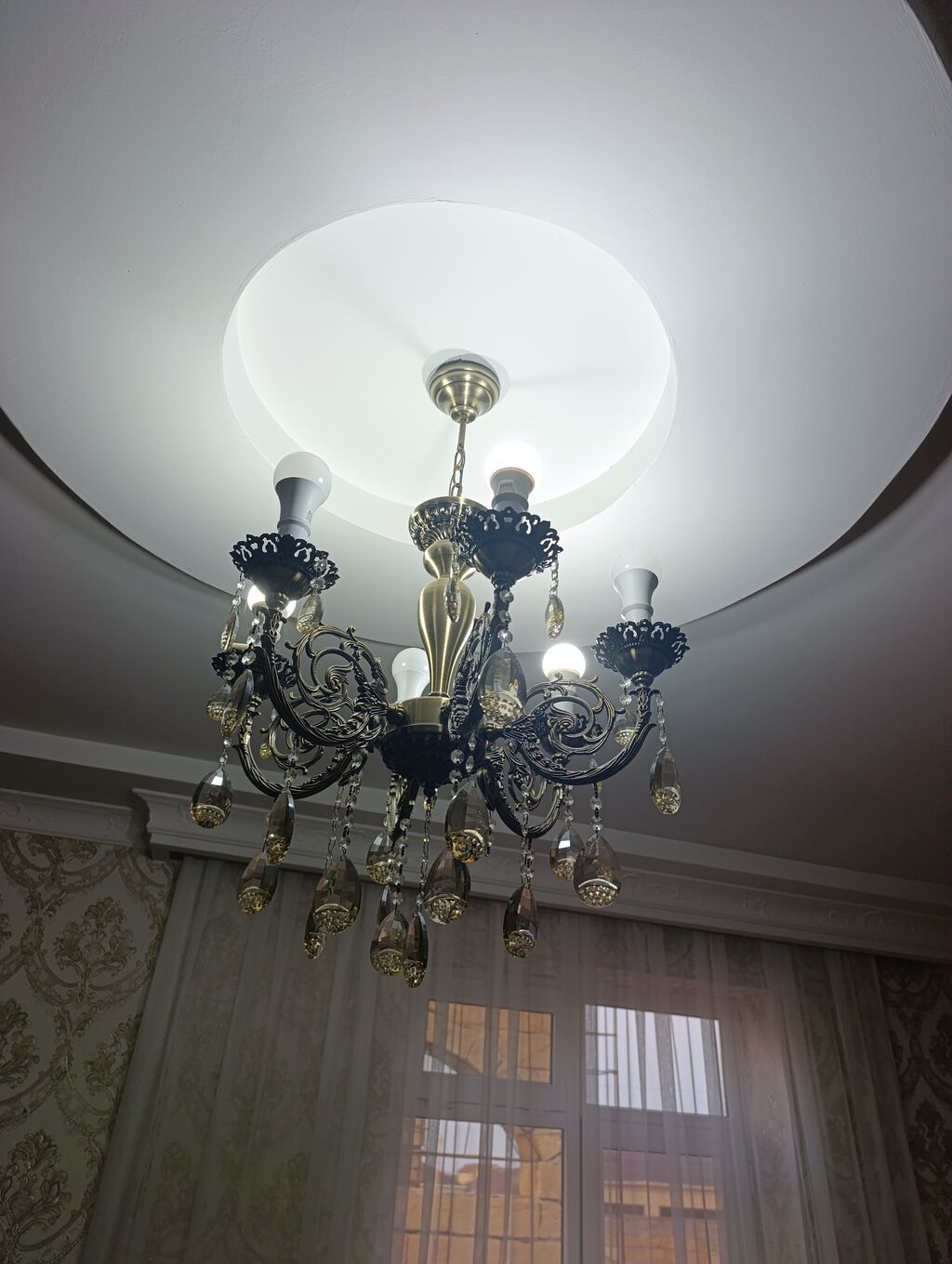 Çılçıraq, 6 lampa, Metal — Tavan is?qlar? v? cilc?raqlar, Saray (3)
