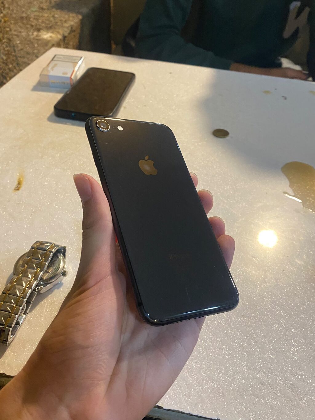 IPhone 8, 64 GB, Space Gray, Barmaq izi — Apple iPhone, Ceyranbatan (3)