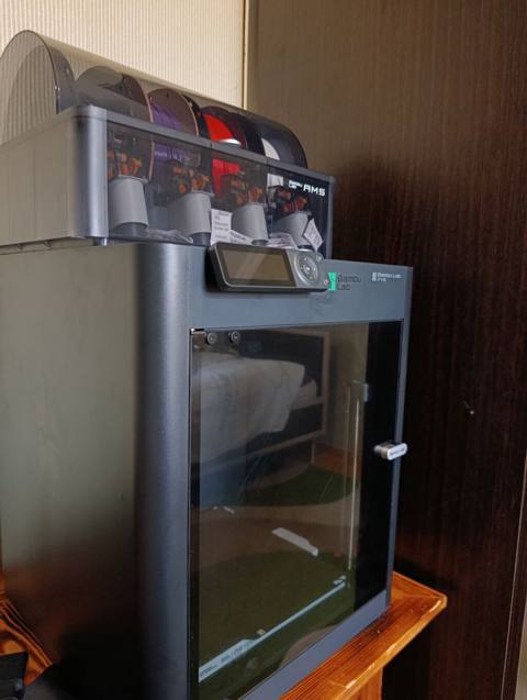 Bambu Lab P1S 3D printer + AMS çoxrəngli filament idarəetmə bloku — Баку