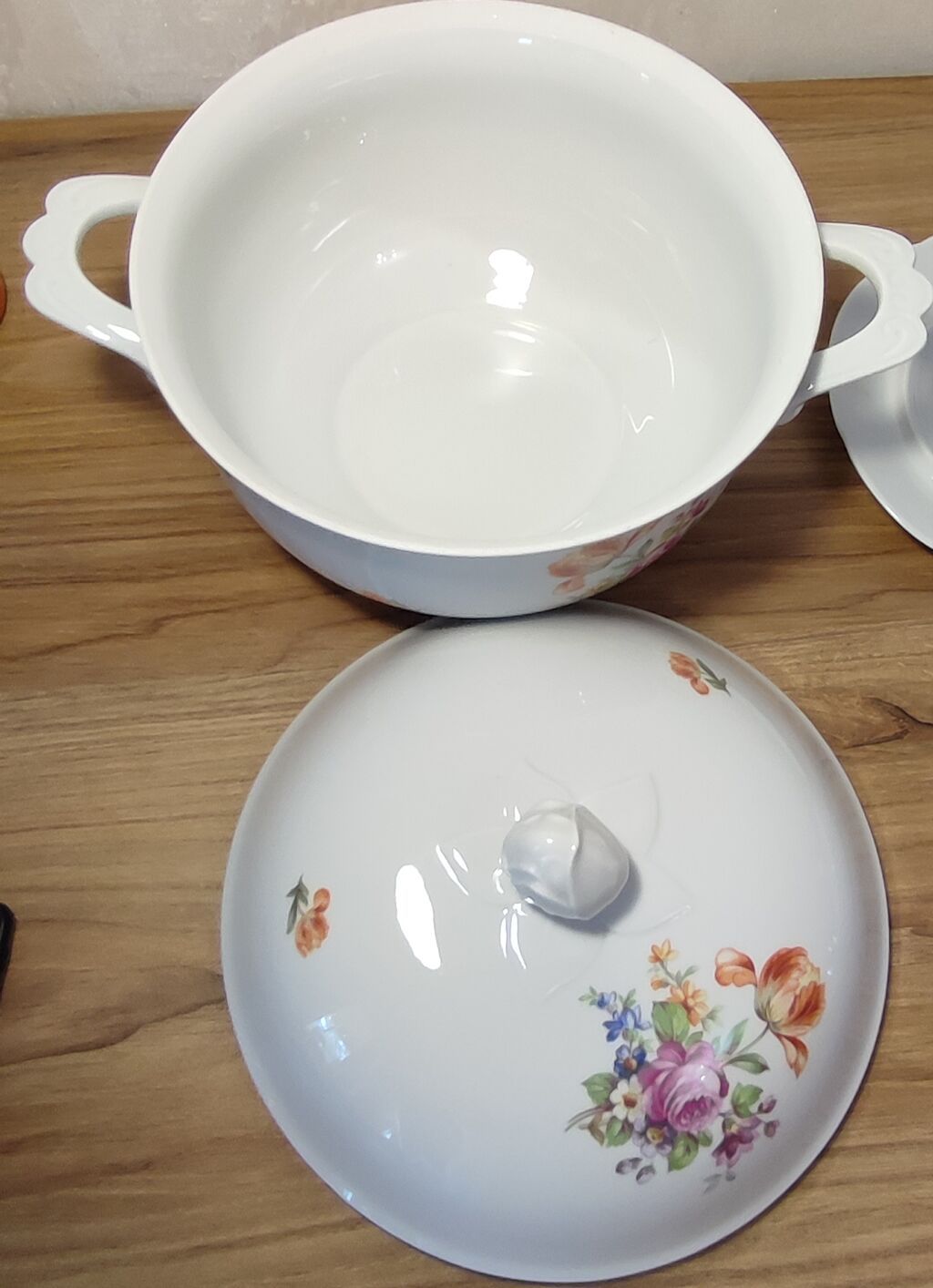 Sup qabları, 1 əd, rəng - Ağ, Farfor, Almaniya — Süfrə qabı, Bakı (3)