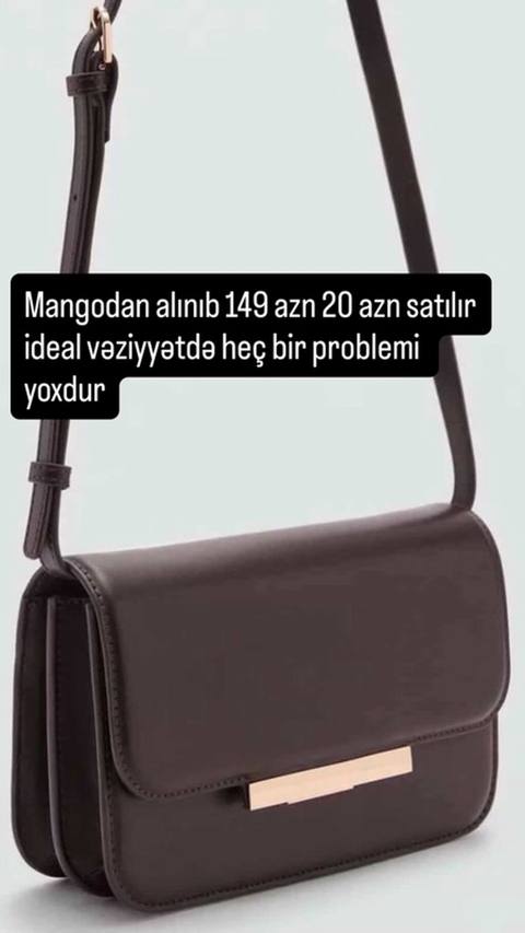 Mango qadın çantası - Rəng: tünd qəhvəyi/şokolad - Model — 20 ₼ · Баку · Çantalar, çamadanlar, cüzdanlar Mango qadın çantası - Rəng: tünd qəhvəyi/şokolad - Model — Баку
