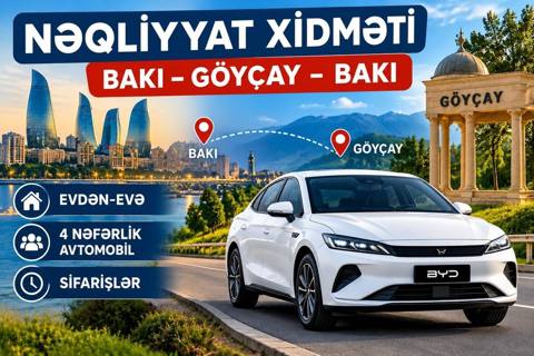 Minik avtomobili, Bakı - 4 Oturacaq — 15 ₼ · Baku · Taksi xidmətləri Minik avtomobili, Bakı - 4 Oturacaq — Baku