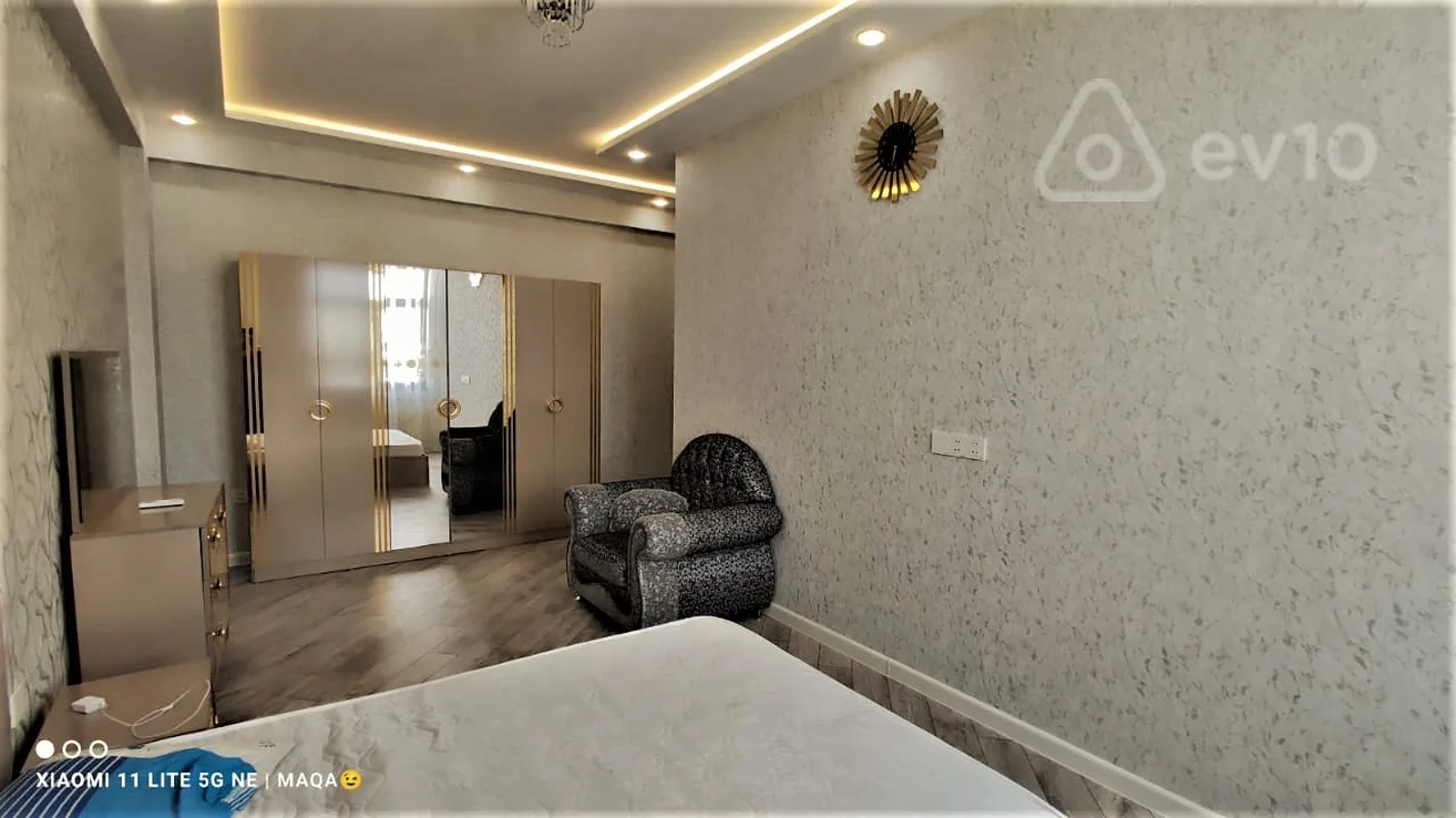 For rent: 3-room apartment (new building), 120 m² — Mənzil, Bakı (6)