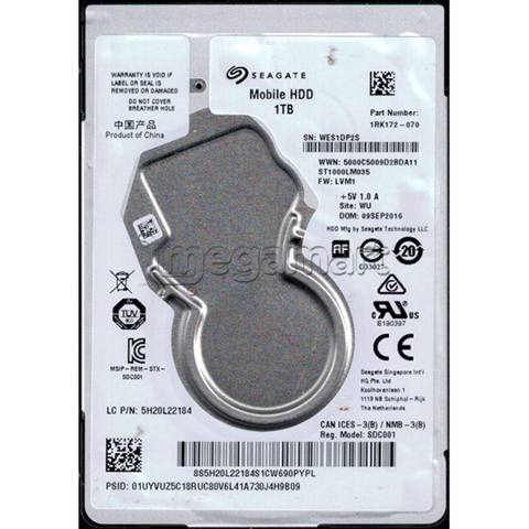 Sərt disk Seagate 1TB (ST1000LM035) — Баку