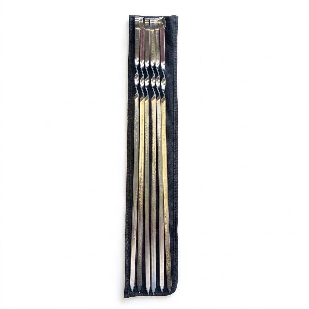 Şiş dəsti paslanmayan metal 60 sm — Mallar, Bakı (2)