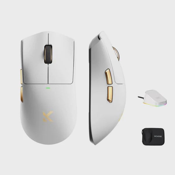 Mchose K7 Ultra White Gaming Mouse — Klaviaturalar və siçanlar, Bakı (2)