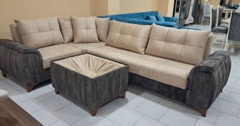Künc divan dəsti – rahatlıq və funksionallığın birləşməsi - Model: L — 470 ₼ · Баку · Divanlər Künc divan dəsti – rahatlıq və funksionallığın birləşməsi - Model: L — Баку