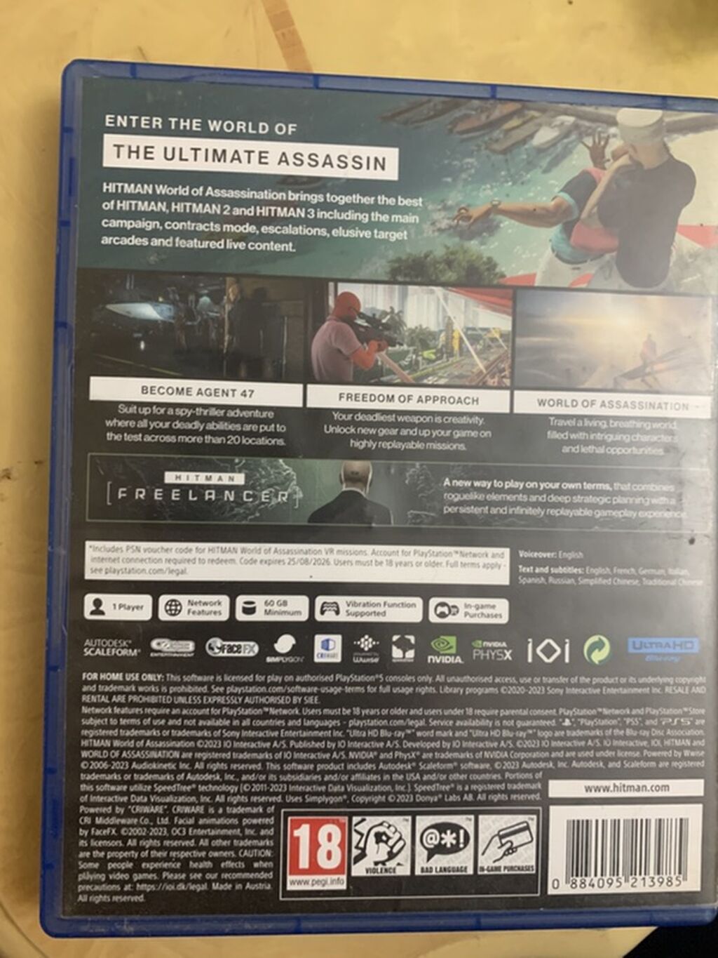PS5 oyun diski: Hitman – World of Assassination - Platforma — Konsol oyunları, Bakı (2)