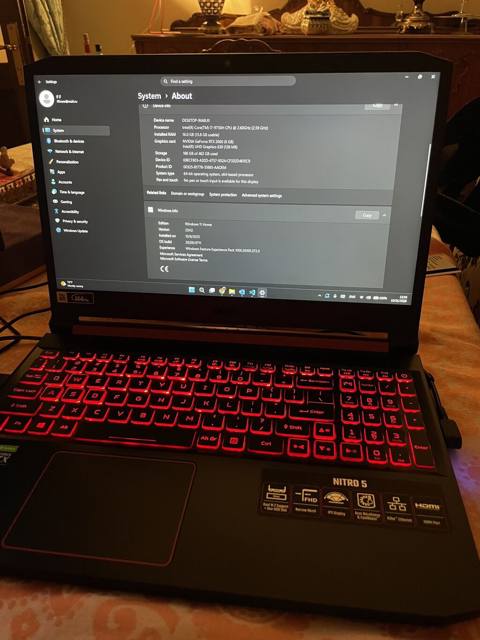 İşlənmiş Acer Nitro, 15.6 Intel Core i7, 512 GB — Bakı