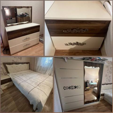 Endirim olundu. Yataq dəsti satılır – 400₼, qiymət sondur. Matrası — Baku