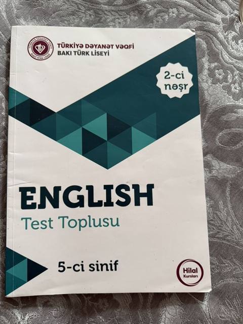 Məhsul: “English Test Toplusu” – 5-ci sinif Nəşr: 2-ci nəşr Təşkilat — Sport, xobbi, dam olish