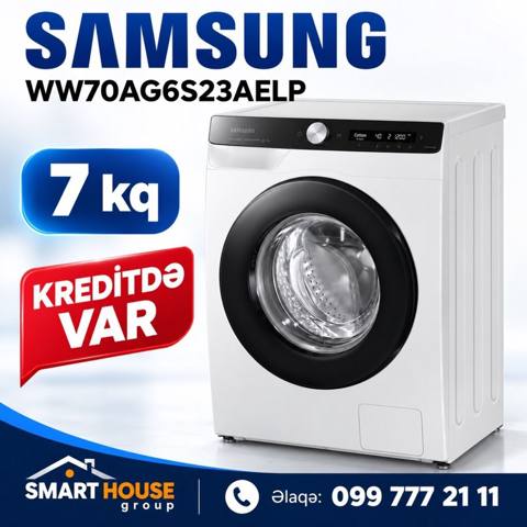 Paltaryuyan maşın Samsung, 7 kq, Yeni, Avtomat, Qurutmasız, Kredit var, Ünvandan götürmə, Pulsuz çatdırılma, Rayonlara çatdırılma — 749 ₼ · Bakı · Çamaşır maşınları Paltaryuyan maşın Samsung, 7 kq, Yeni, Avtomat, Qurutmasız, Kredit var, Ünvandan götürmə, Pulsuz çatdırılma, Rayonlara çatdırılma — Bakı