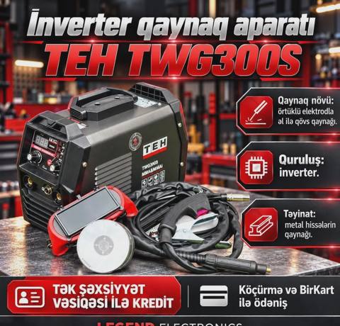 İnverter qaynaq aparatı TEH TWG300S — 381 ₼ · Баку · Mallar İnverter qaynaq aparatı TEH TWG300S — Баку