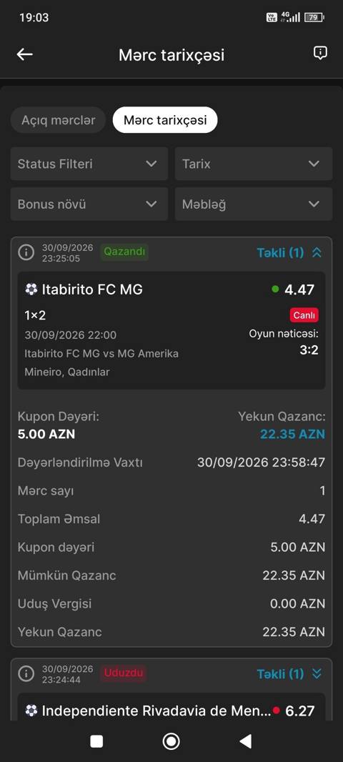 Xidmət: Canlı idman mərcləri üçün proqnoz paylaşımı (futbol, qadın — Баку