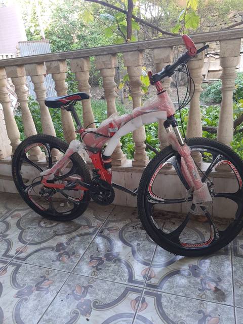 Qatlanan dağ velosipedi – 26" - Gövdə: qatlanan alüminium — 500 ₼ · Гянджа · Dağ velosipedləri Qatlanan dağ velosipedi – 26" - Gövdə: qatlanan alüminium — Гянджа