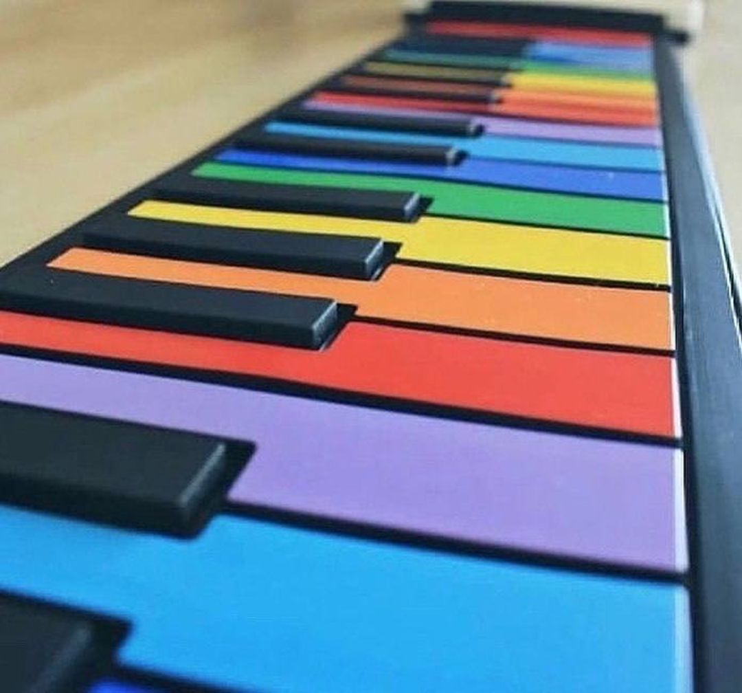 Elastik piano uşaq üçün, rəngbərəng, 81x14 sm — Mallar, Bakı (2)