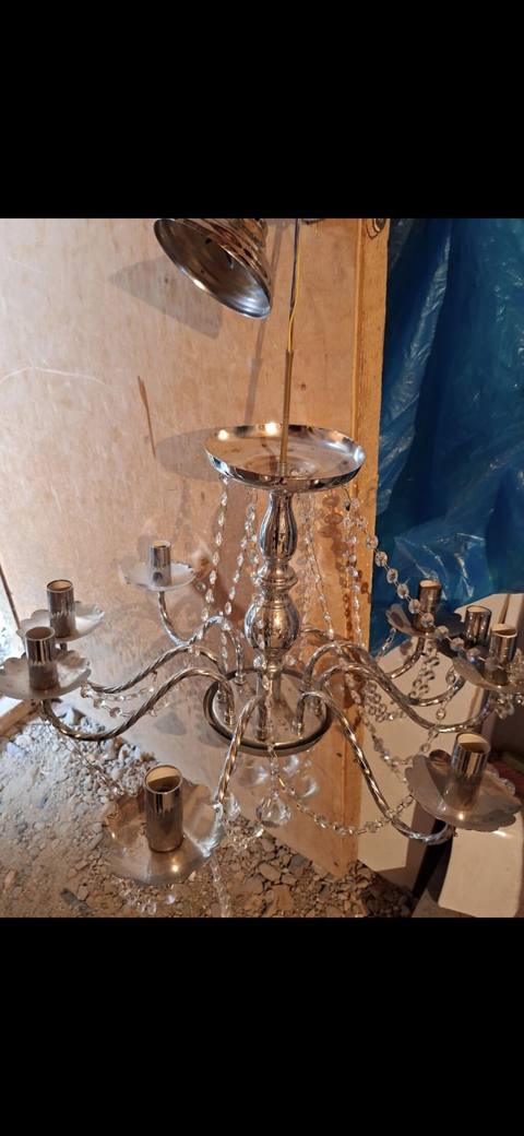 Çılçıraq, 8 lampa, Metal — Gəncə