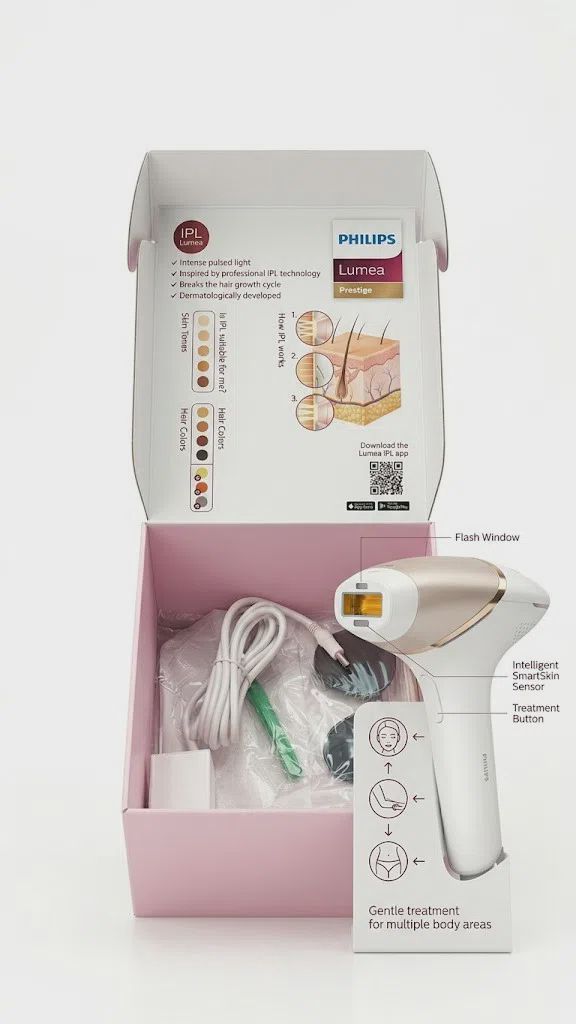 Fotoepilyator Philips Lumea Prestige BRI950/00 — Mallar, Bakı (5)