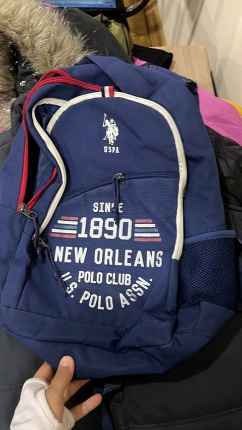 US Polo Assn. “New Orleans Polo Club” bel çantası - Rəng: tünd göy — Baku
