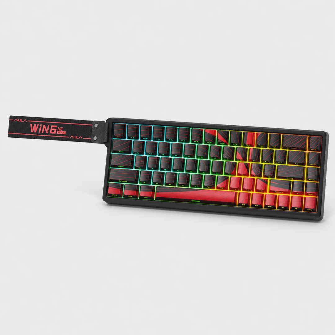 Aula Win68 HE Max Black Redline Gaming Keyboard — Klaviaturalar və siçanlar, Bakı (3)