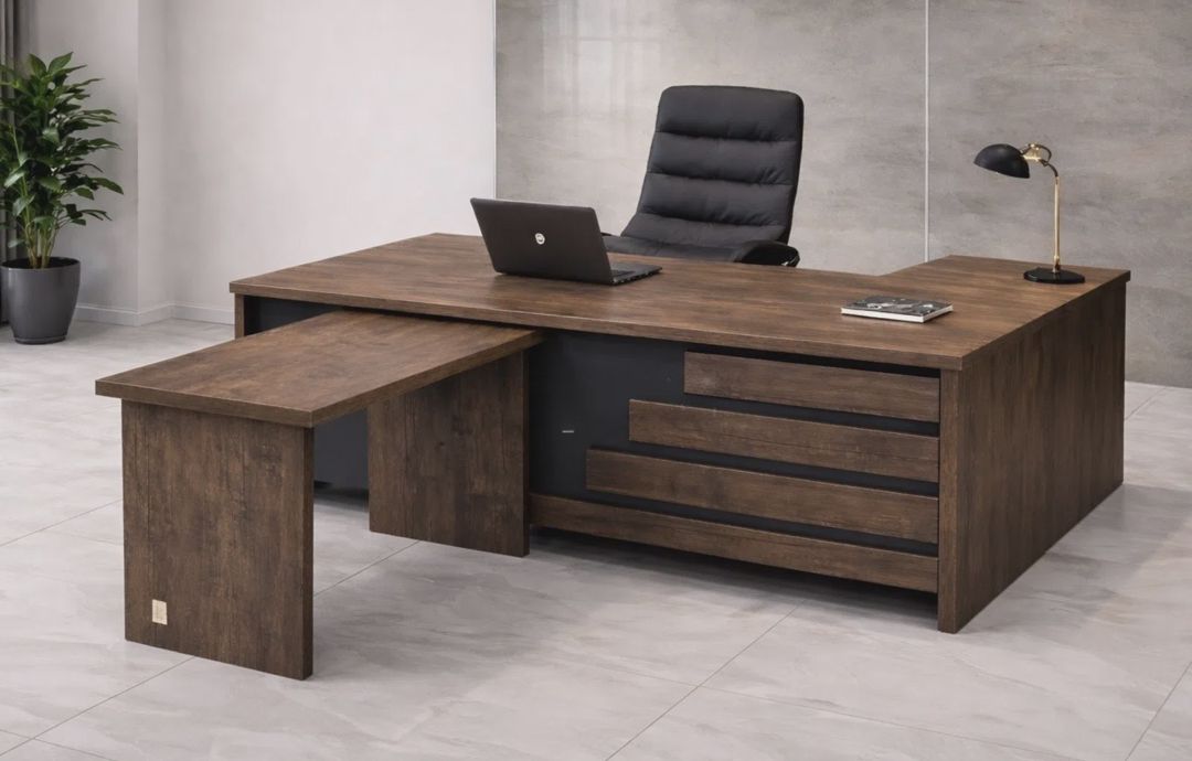 Ofis masası Qəhvəyi rəng — Ofis mebeli