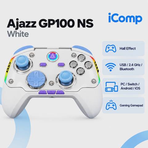 Ajazz GP100 NS White Gaming Gamepad — 79 ₼ · Баку · Oyunlar, konsollər və proqramlar Ajazz GP100 NS White Gaming Gamepad — Баку