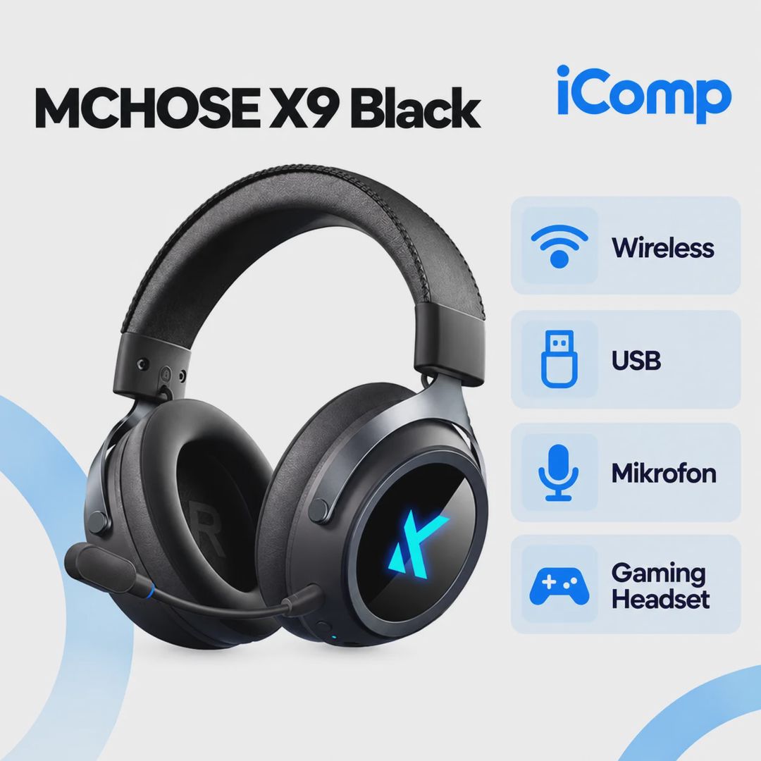 Mchose X9 Black Gaming Qulaqlıq — Qulaqcıqlar, Bakı