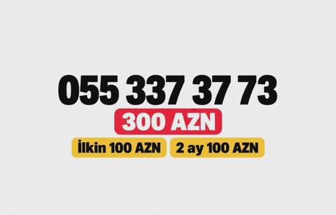Bakcell nömrə (055) 337-37-73 — Nömrələr — ელექტრონიკა