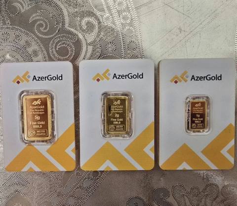 AzerGold qızıl külçələri 1 2 ve 5 qr. birlikde satilir. tek tek — 2 250 ₼ · Khirdalan · Başqa AzerGold qızıl külçələri 1 2 ve 5 qr. birlikde satilir. tek tek — Khirdalan