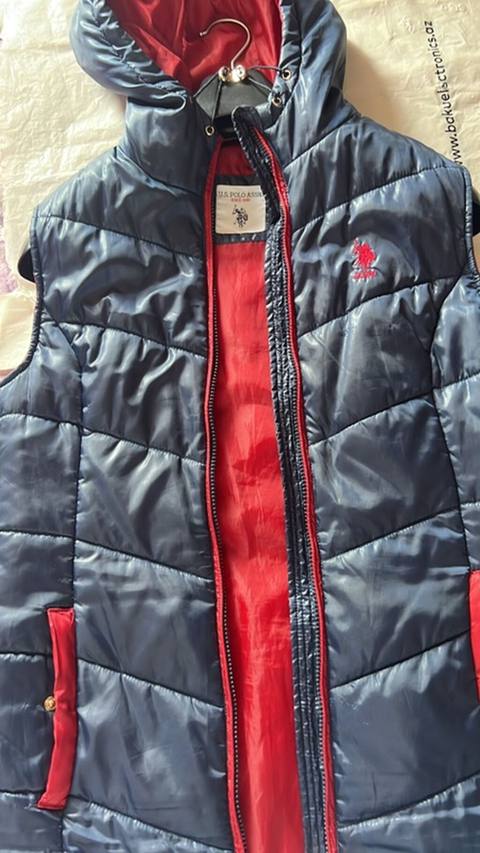 Jilet, U.S. Polo Assn, rəng - Göy — Баку