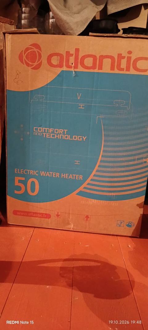 Atlantic Electric Water Heater – 50 L - Brend: Atlantic - Tutumu: 50 — 120 ₼ · Zərdab · Su qızdırıcılar Atlantic Electric Water Heater – 50 L - Brend: Atlantic - Tutumu: 50 — Zərdab