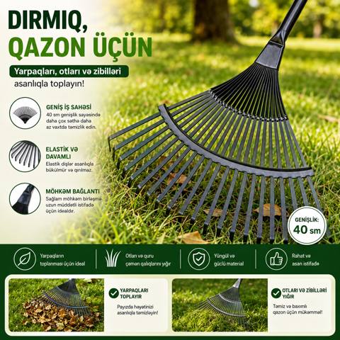 Dırmıq qazon üçün düz metal — 18.99 ₼ · Bakı · Mallar Dırmıq qazon üçün düz metal — Bakı